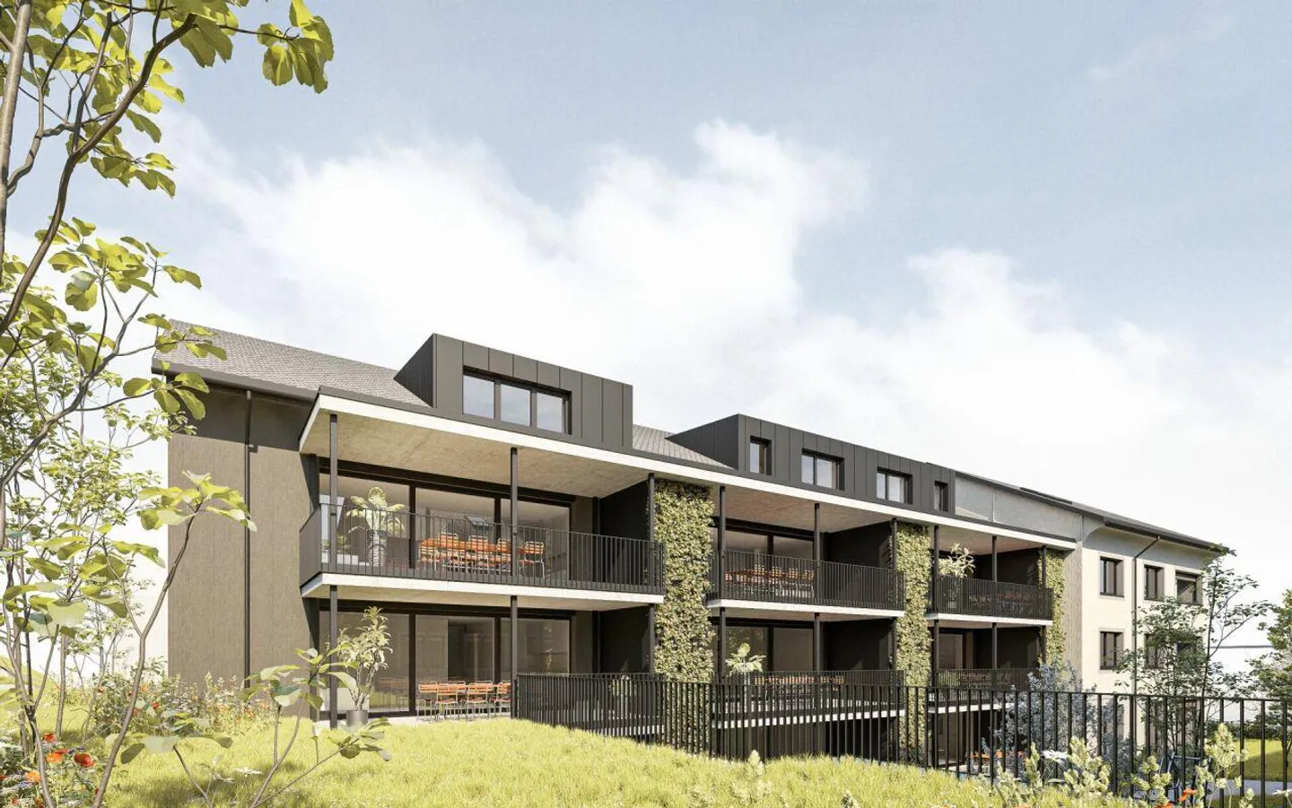 Terrain à bâtir avec projet de nouvelle construction approuvé "Hirschen" - Photo 6 sur 11