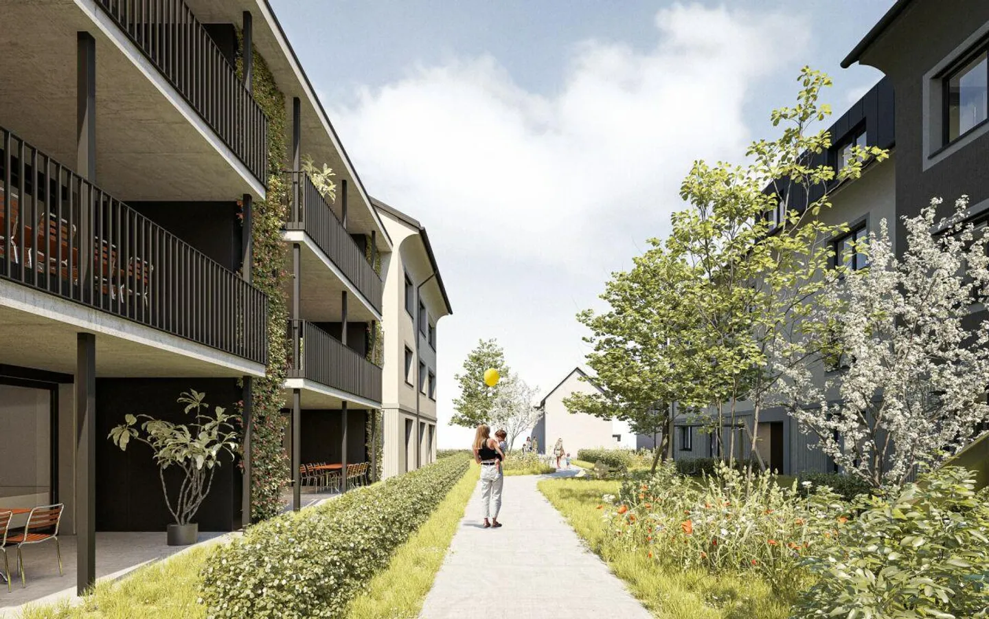 Terrain à bâtir avec projet de nouvelle construction approuvé "Hirschen" - Photo 8 sur 11