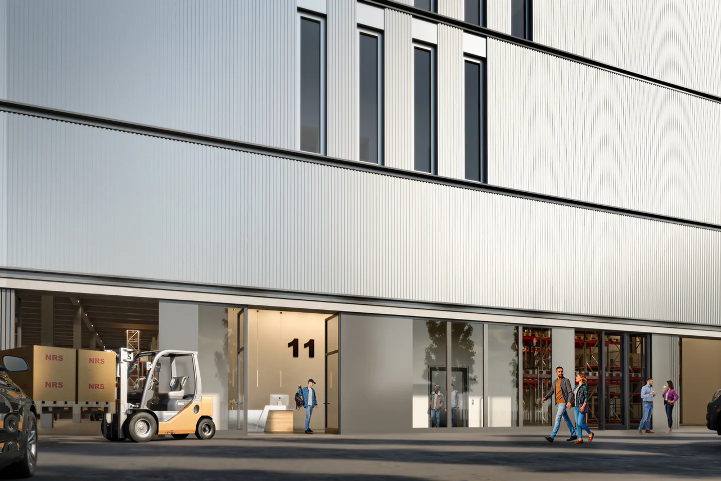 Magazzino di 4500 m2 al 2° piano // consegna inizio 2024 // Meyrin - Foto 4 di 11