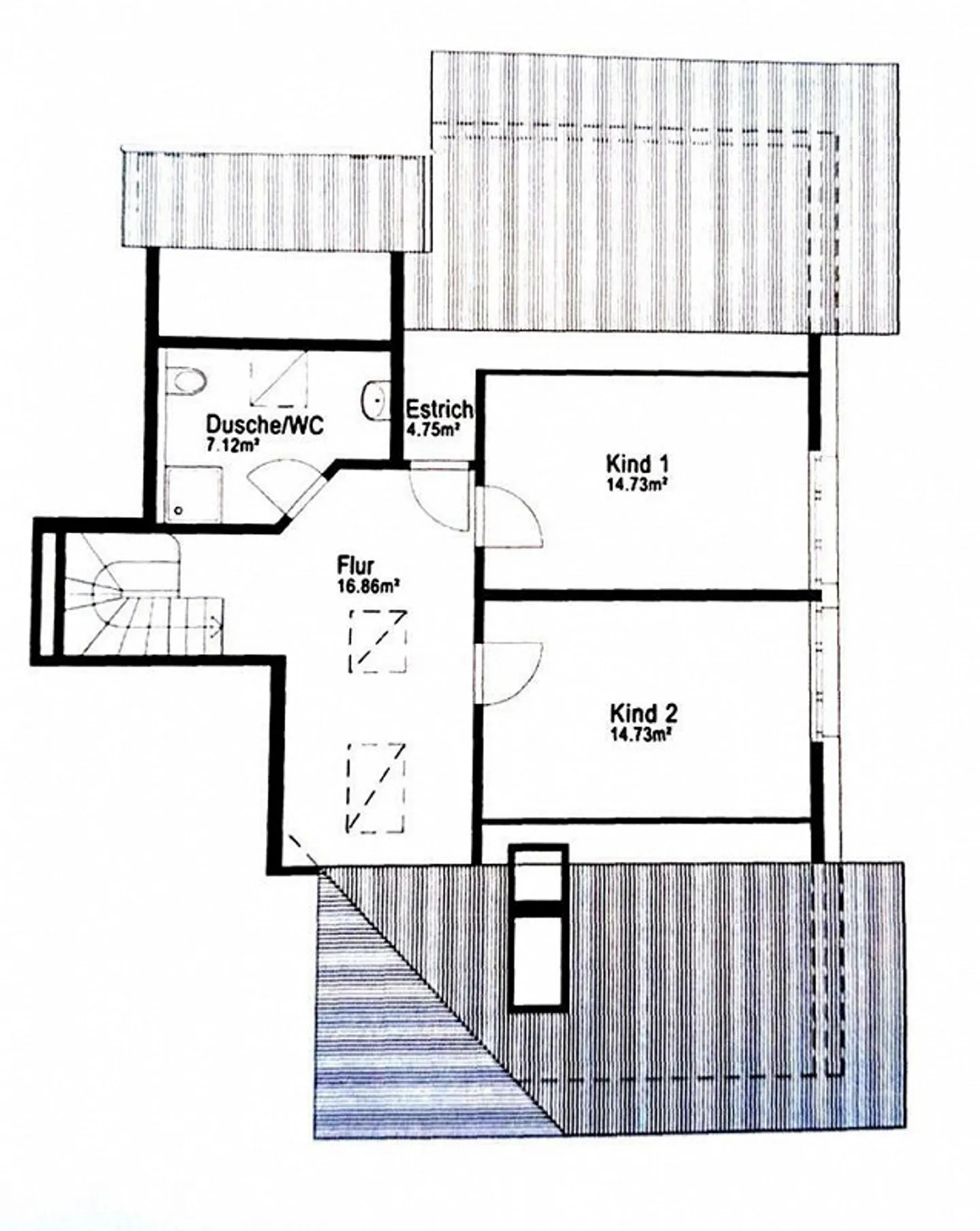 4.5-room maisonette apartment with large terrace - Photo 12 of 12