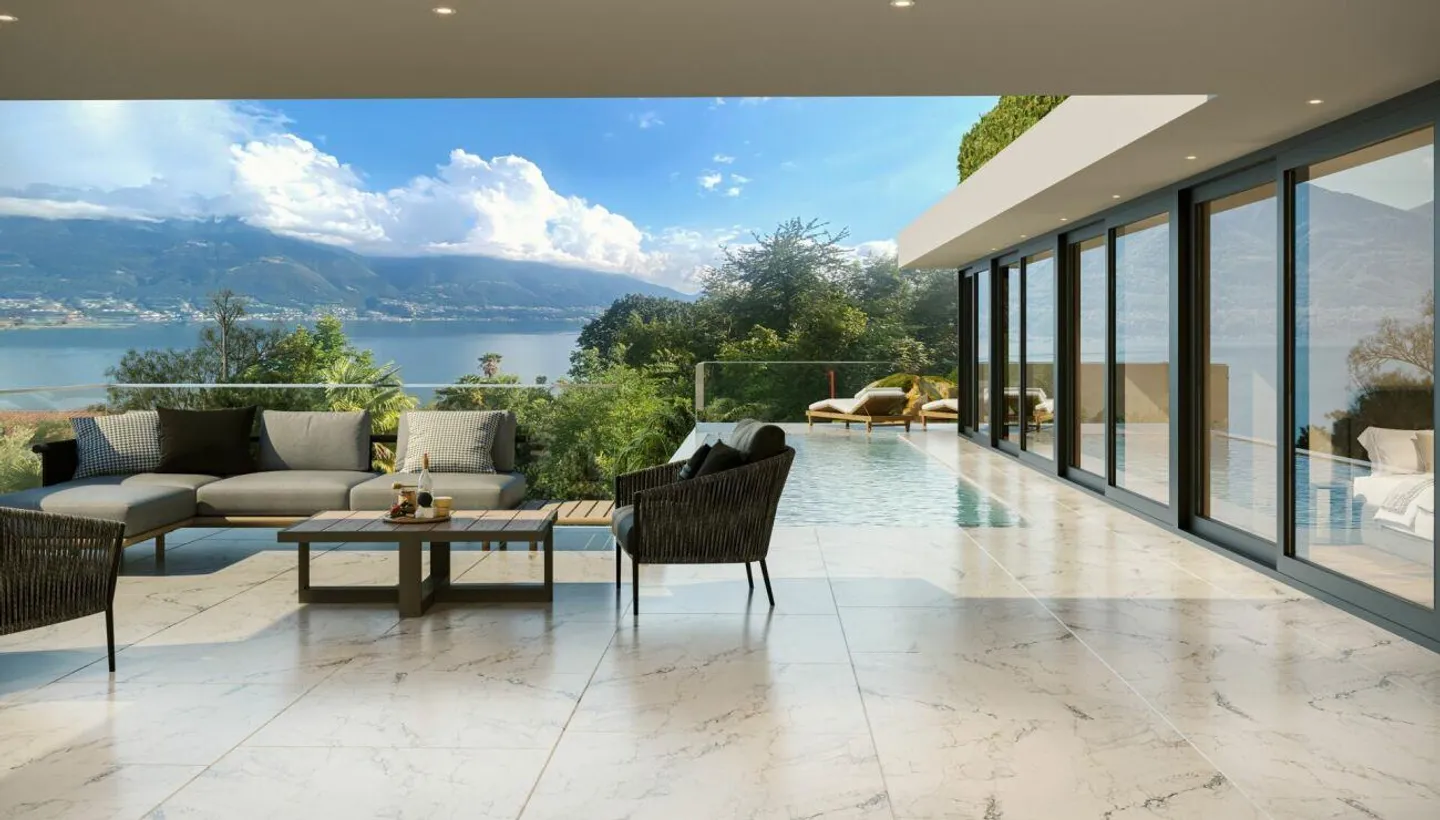 Villa da sogno in posizione unica con imprendibile vista lago, wellness e piscina (auch Zweitwohnistz) - Foto 9 di 17
