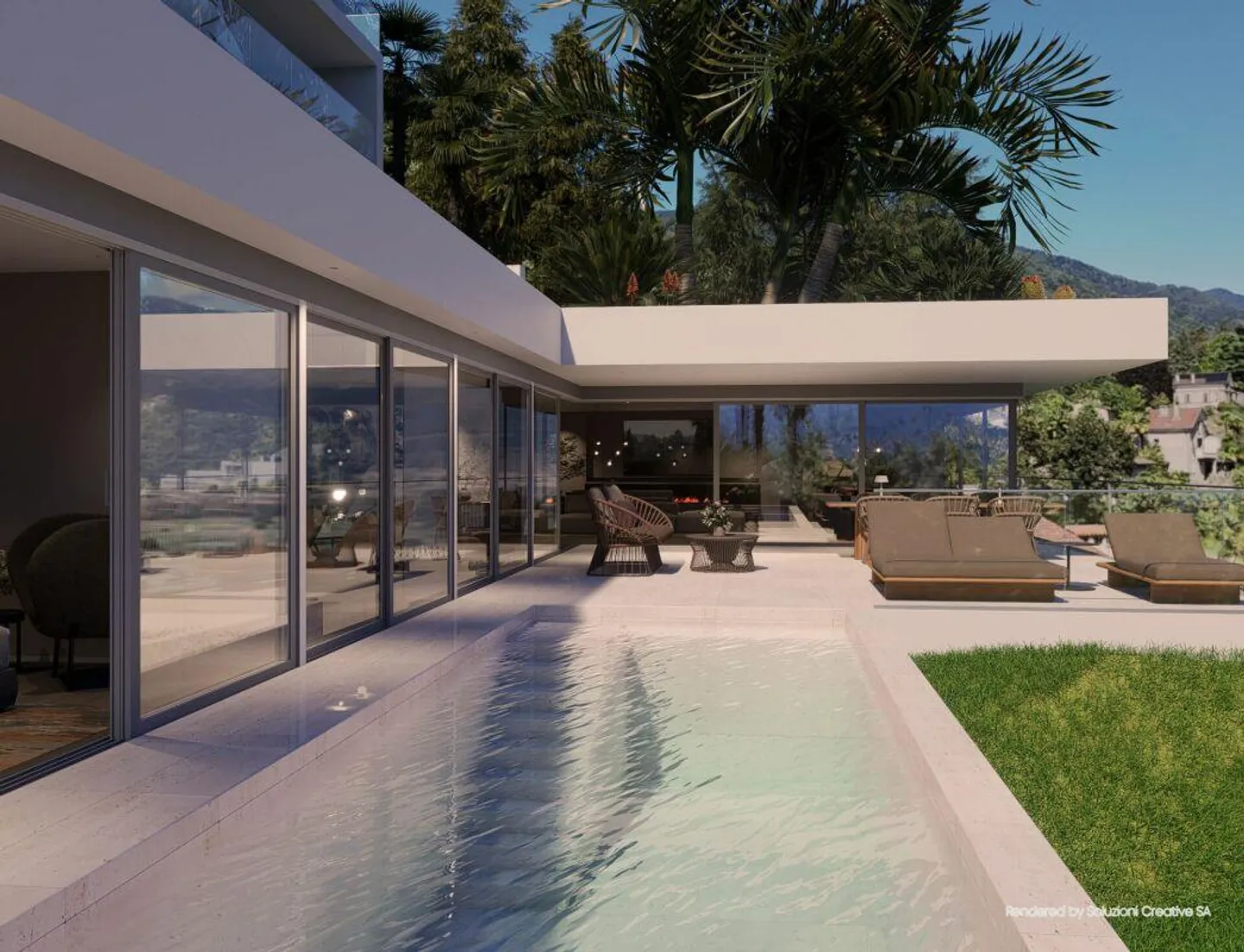 Villa da sogno in posizione unica con imprendibile vista lago, wellness e piscina (auch Zweitwohnistz) - Foto 8 di 17