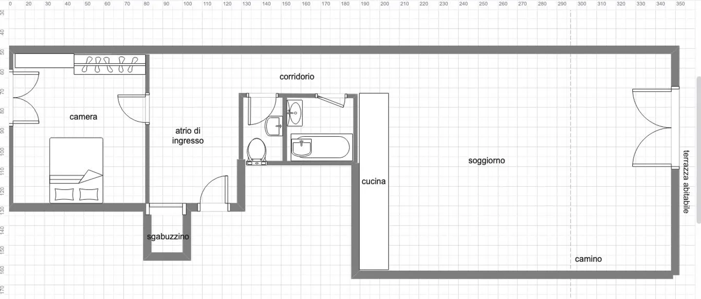 ZU VERMIETEN SCHÖNE ZWEI-ZIMMER-WOHNUNG MIT SEEBLICK UND SCHWIMMBAD IN CADRO - Foto 10 von 10