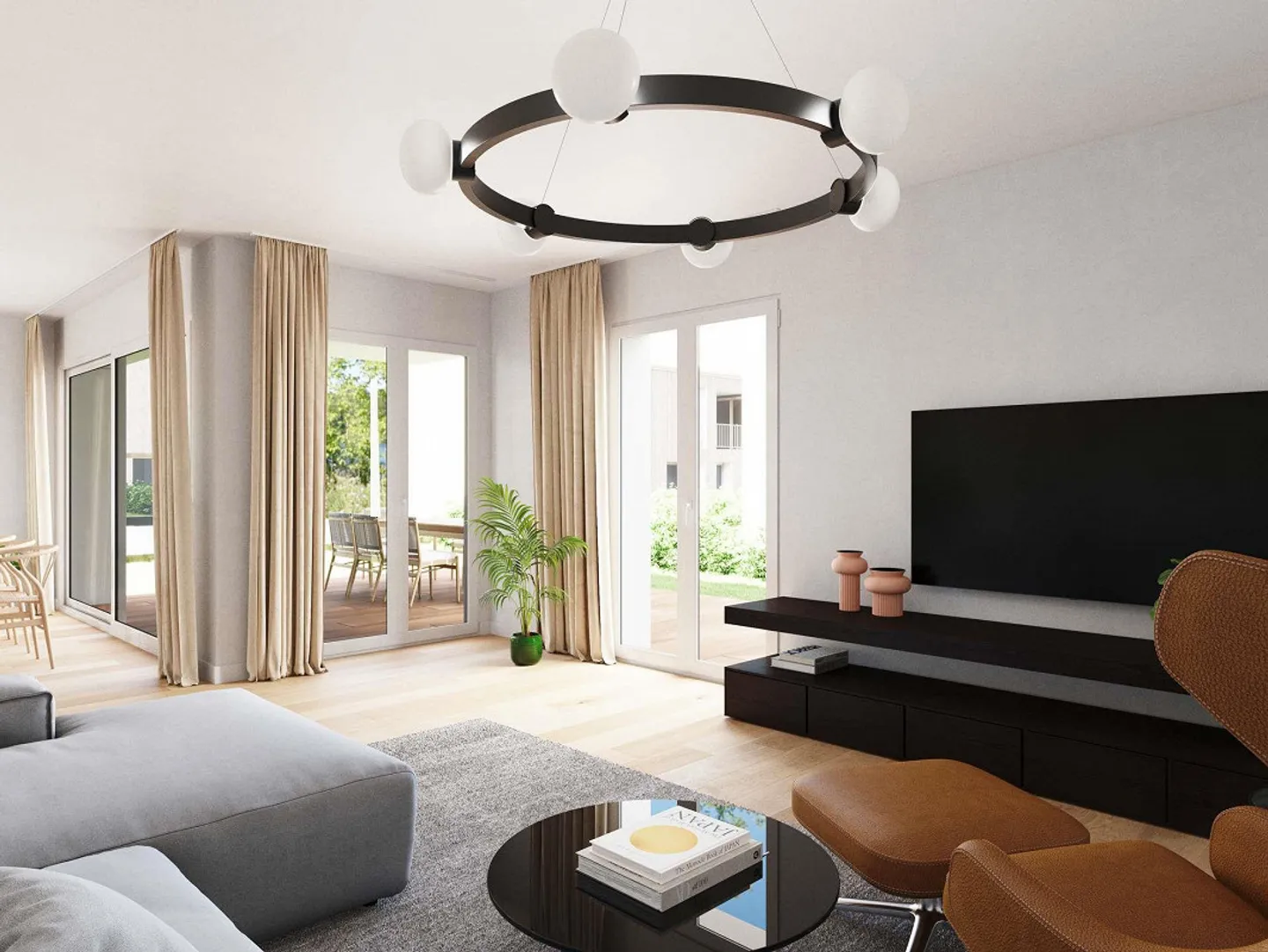 Modernes Doppeleinfamilienhaus in Wilchingen - Foto 3 von 10