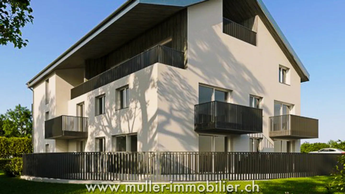 Magnifique attique neuf à Chavannes-les-Forts, Siviriez - Photo 11 sur 12