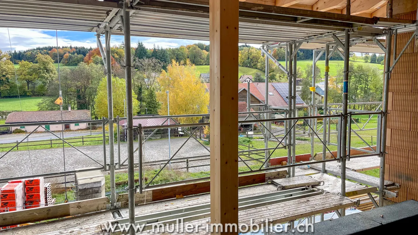 Magnifique attique neuf à Chavannes-les-Forts, Siviriez - Photo 7 sur 12