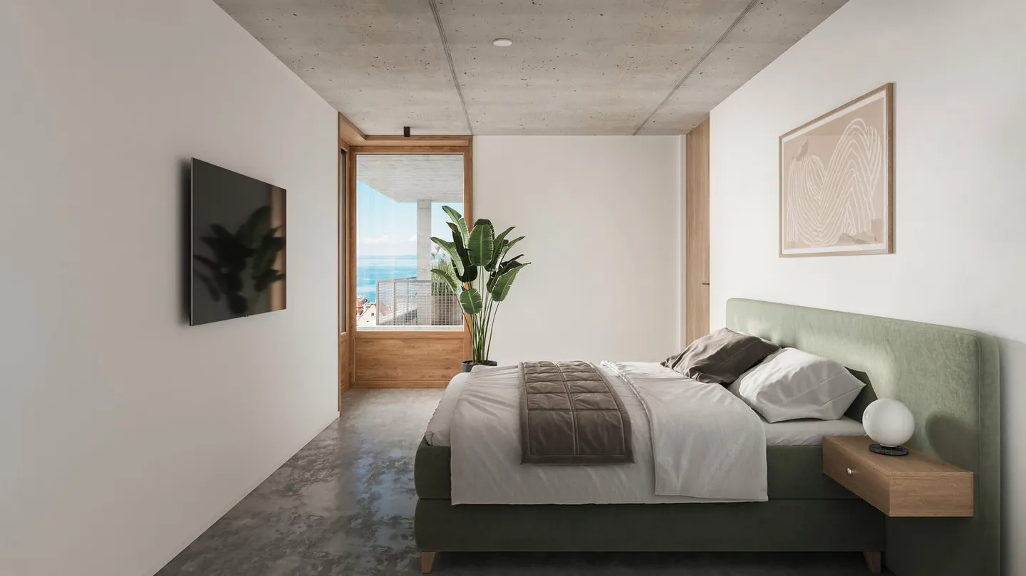 Appartamento attico di lusso con vista lago non ostacolata di 6½ stanze - Foto 5 di 6