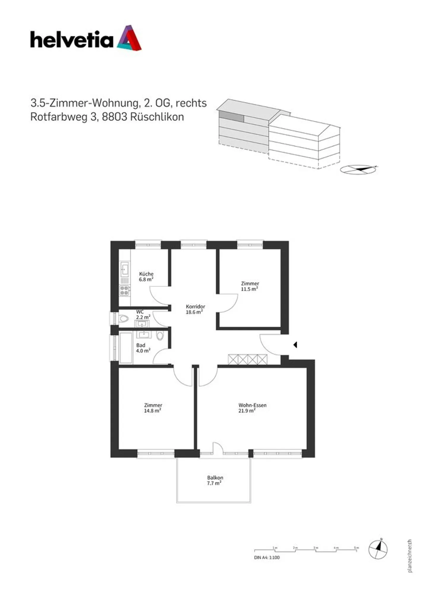 Apartment for rent - Photo 8 of 9