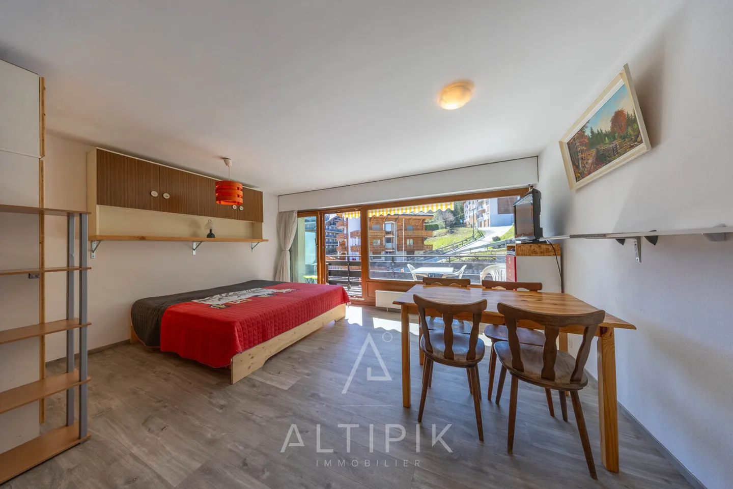 Ski-in/Ski-out Studio mit großem, sehr sonnigen Balkon - Foto 2 von 9