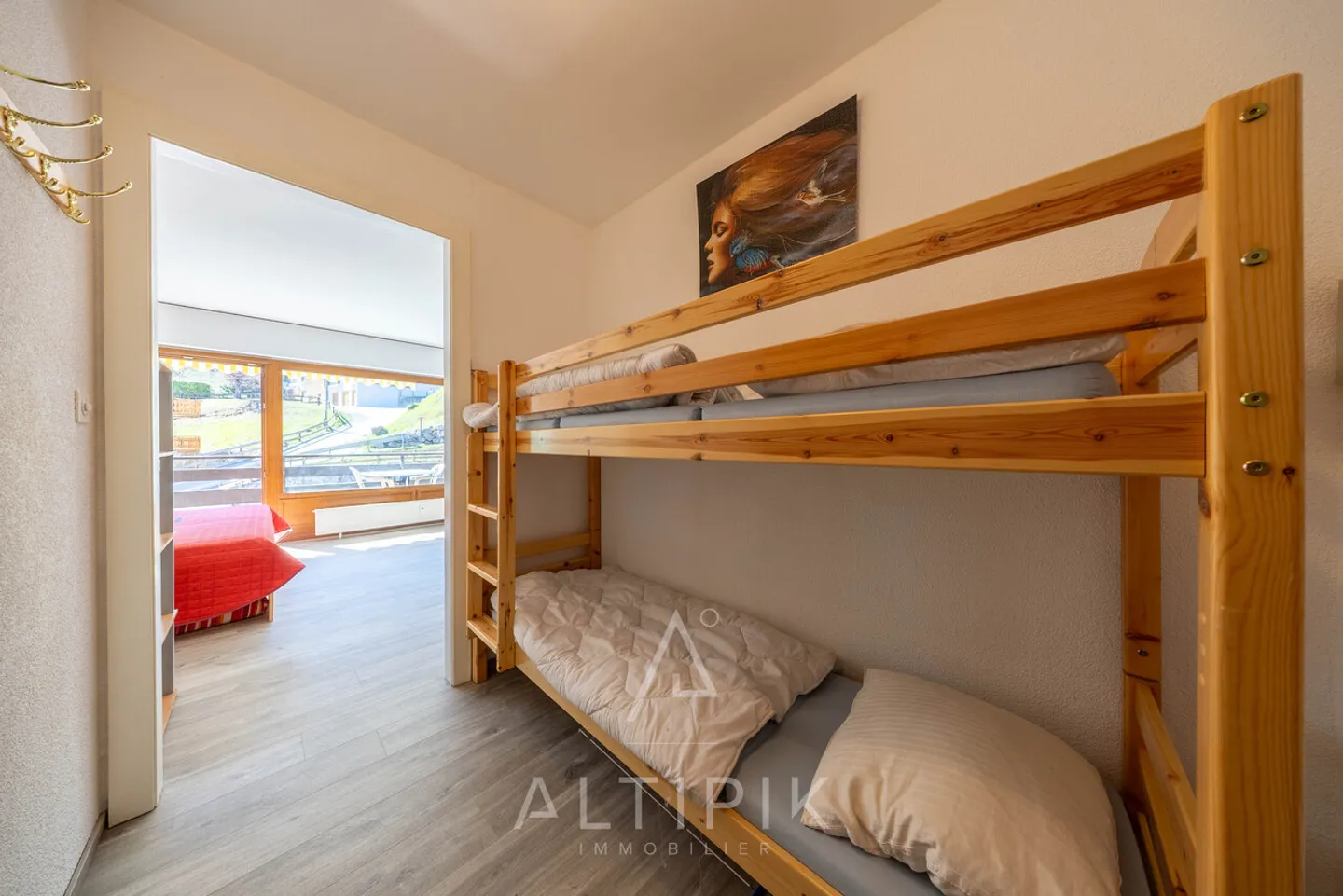 Ski-in/Ski-out Studio mit großem, sehr sonnigen Balkon - Foto 4 von 9