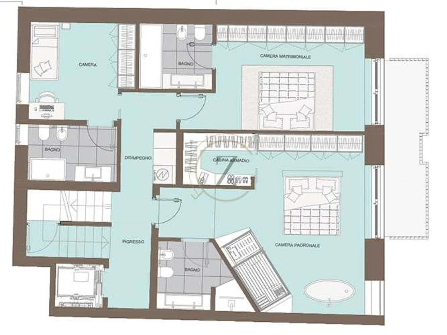 4.5-room apartment in Melide with lake view - Photo 13 of 13