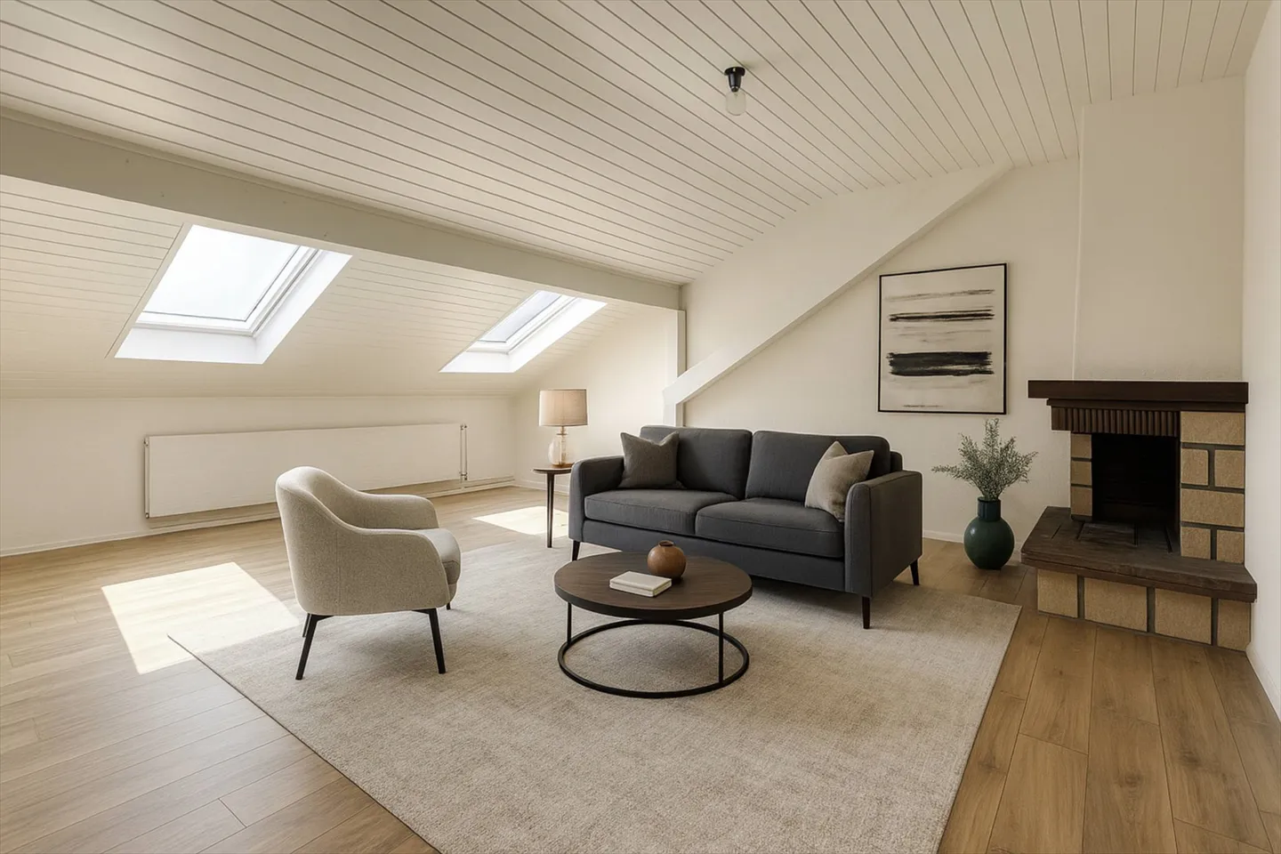Rénovation totale, magnifique appartement situé dans les combles (type loft) - Photo 1 sur 10