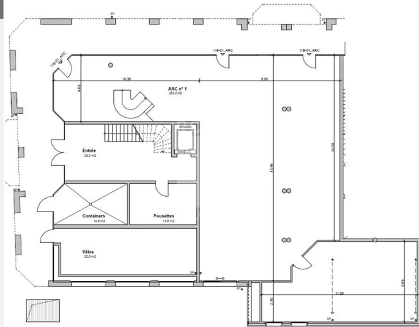 «Arkade von ca. 253 m² mit Untergeschoss von ca. 101 m² Wohnfläche» - Foto 8 von 10