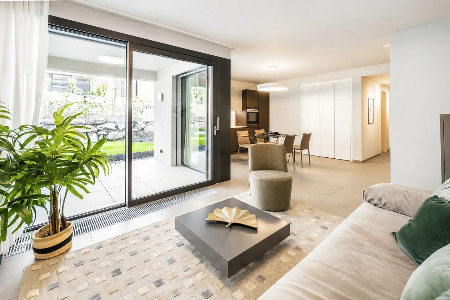 New 3.5 Rooms for Rent with Garden - Residence Ai Giardini | N... - Photo 2 of 11
