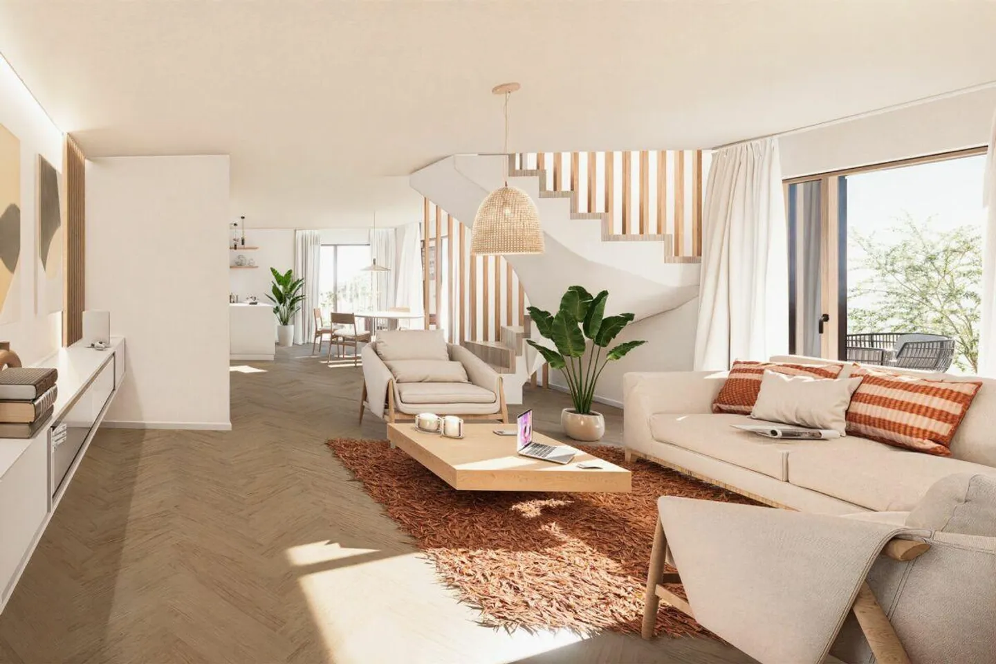 Modernes Doppelhaus mit Terrasse - Foto 2 von 7