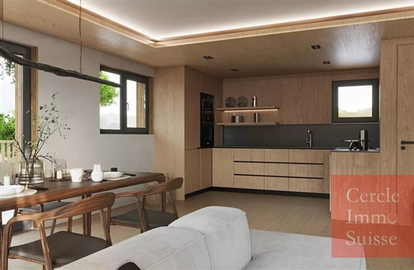 Euseigne New Semi-Detached House with 4.5 Rooms Lot 2 - Photo 2 of 11