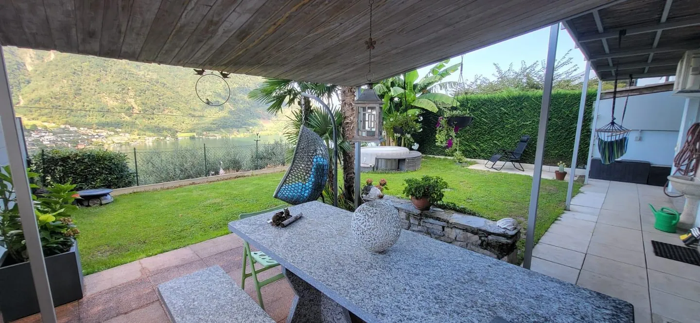Maison contiguë de Capolago avec vue imprenable sur le lac de Lugano - Photo 9 sur 18