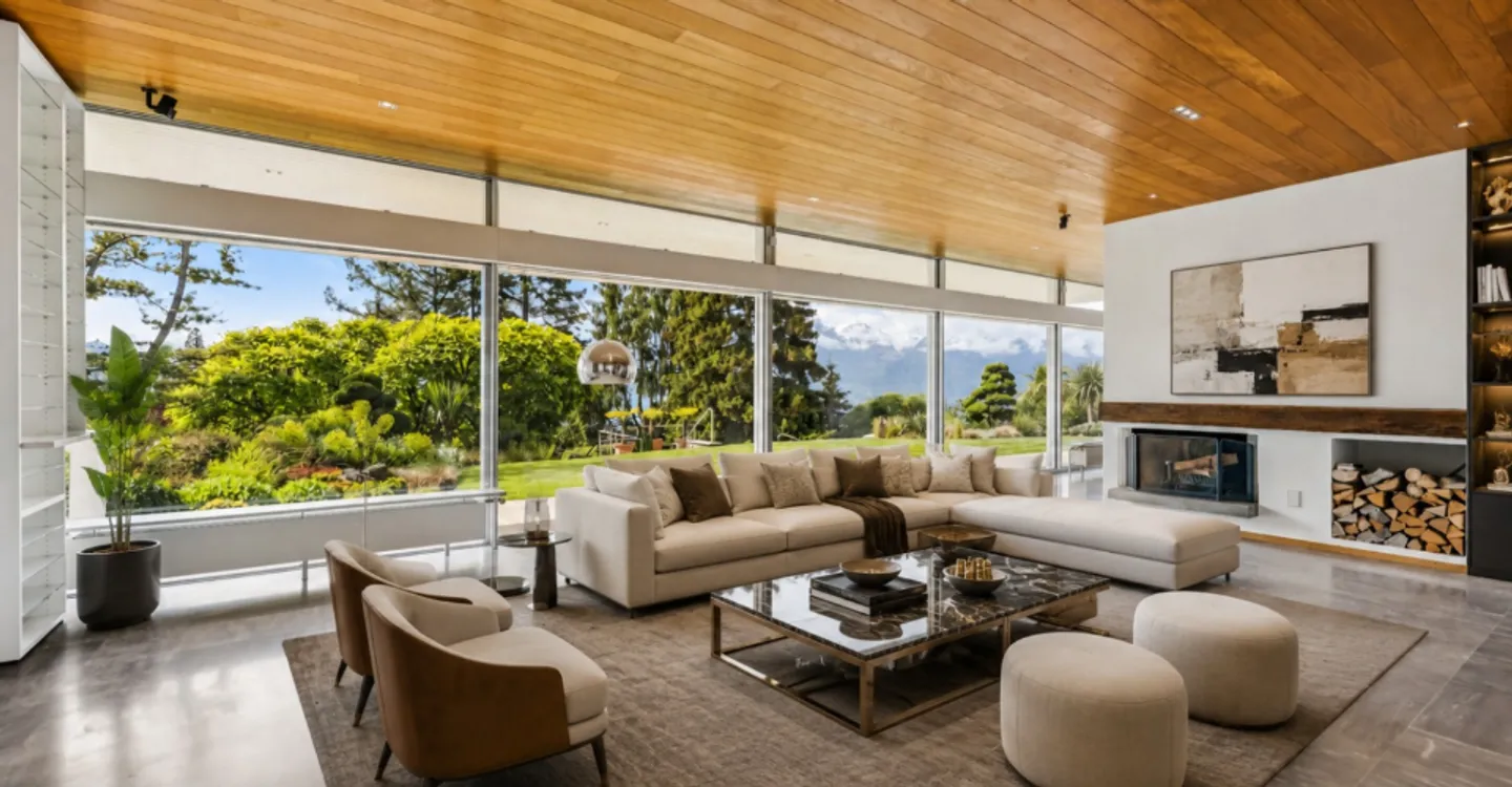 Unique property combining contemporary volumes, nature, and spectacular views - Photo 4 of 12