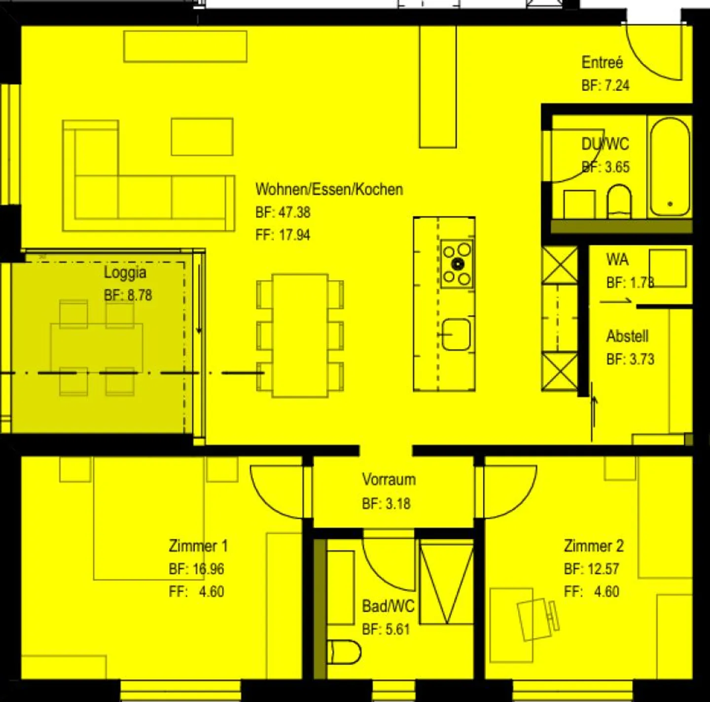 Moderne Wohnung in Walenstadt - Foto 8 von 8