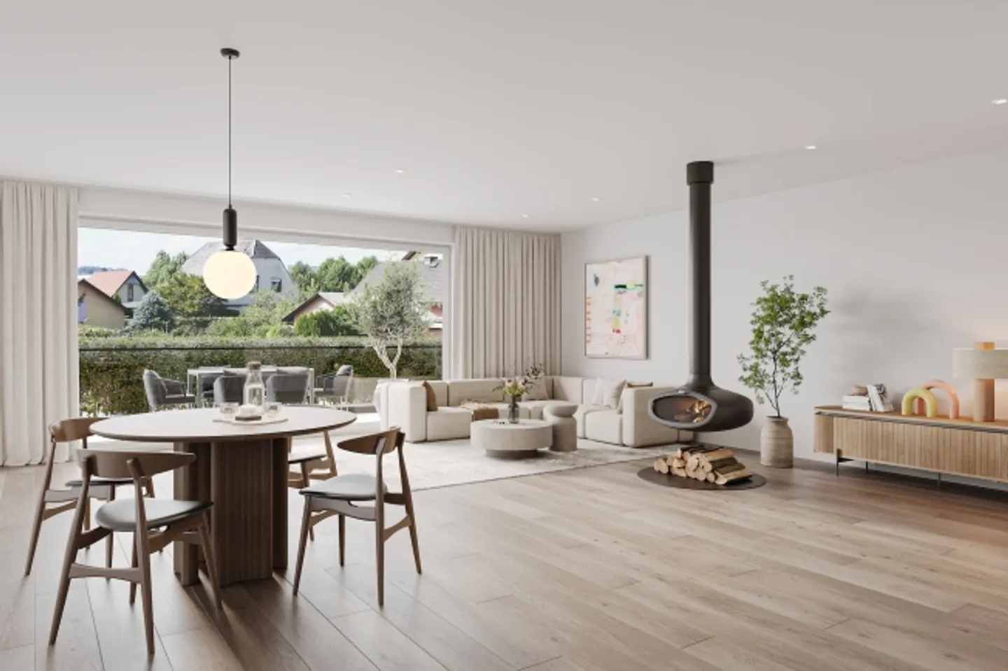 Nuova costruzione, oasi abitativa moderna con grande giardino condiviso - Foto 1 di 5