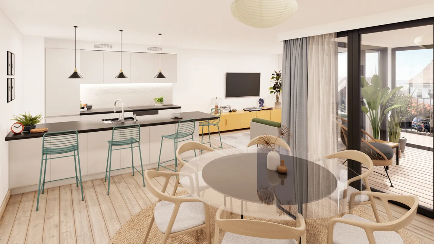 Village XVI Charming 4.5 rooms with balcony - Photo 5 of 14