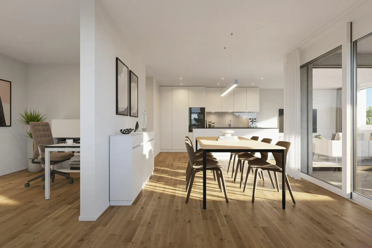 Moderne Gartenwohnung in Langnau - Foto 2 von 3