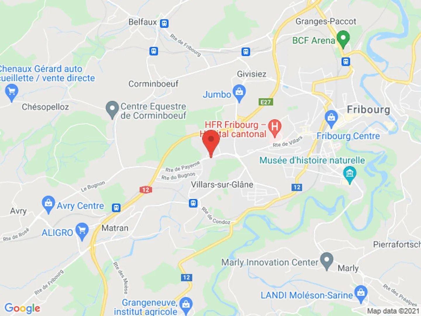 Studio on the 1st floor in Villars-sur-Glâne - Photo 5 of 5