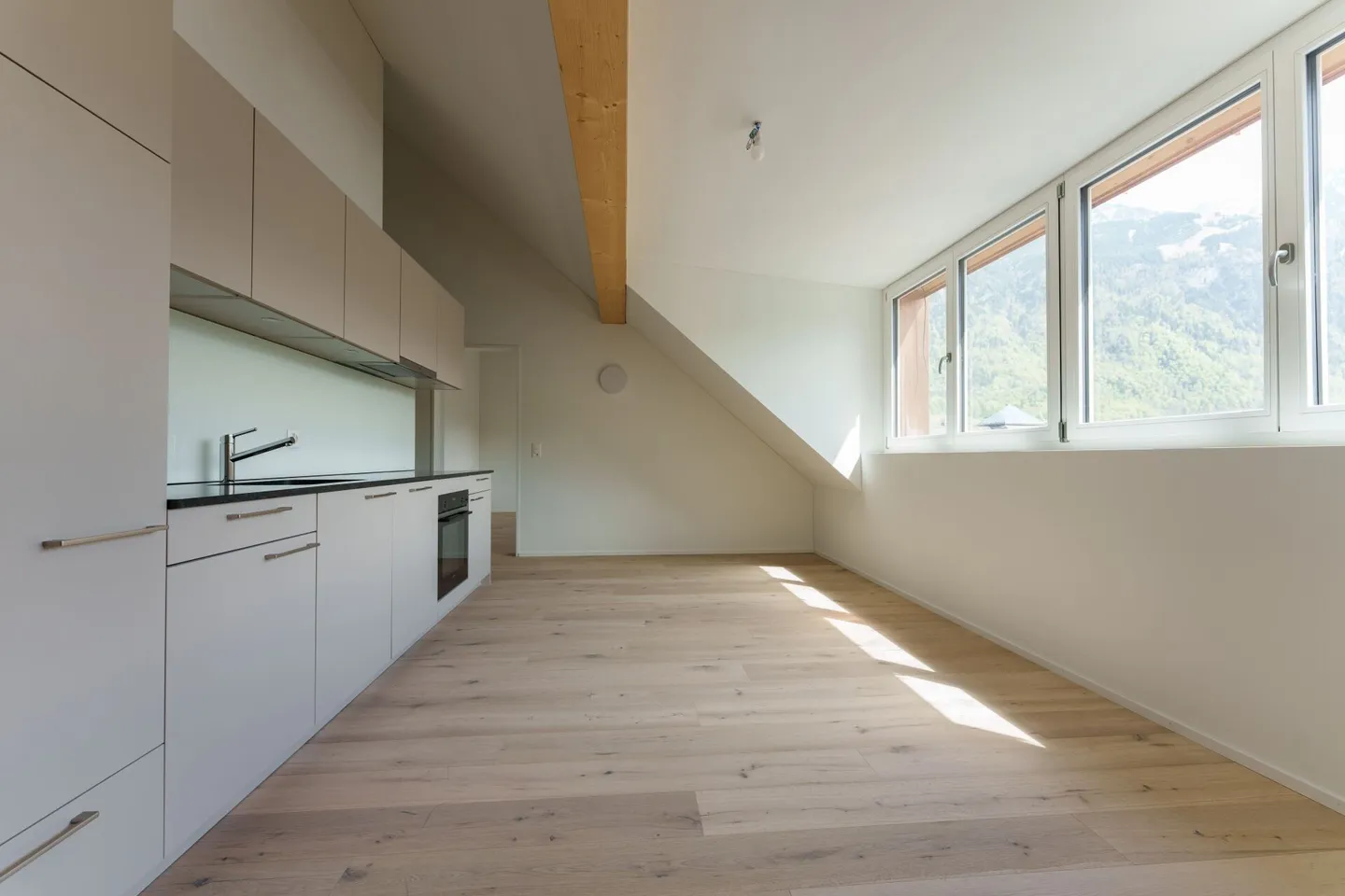 First Rental "Haus Fridolin": Modern Penthouse in the Heart of Glarus - Photo 1 of 6