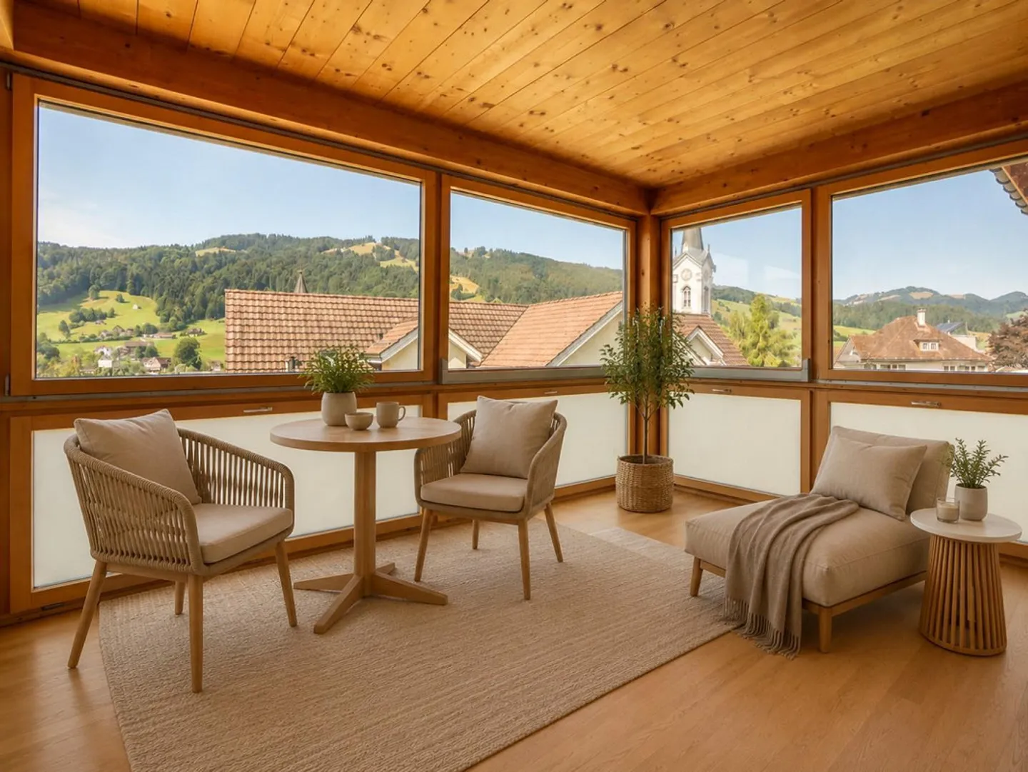 Modern 4.5-room apartment with sunny winter garden - Photo 4 of 8