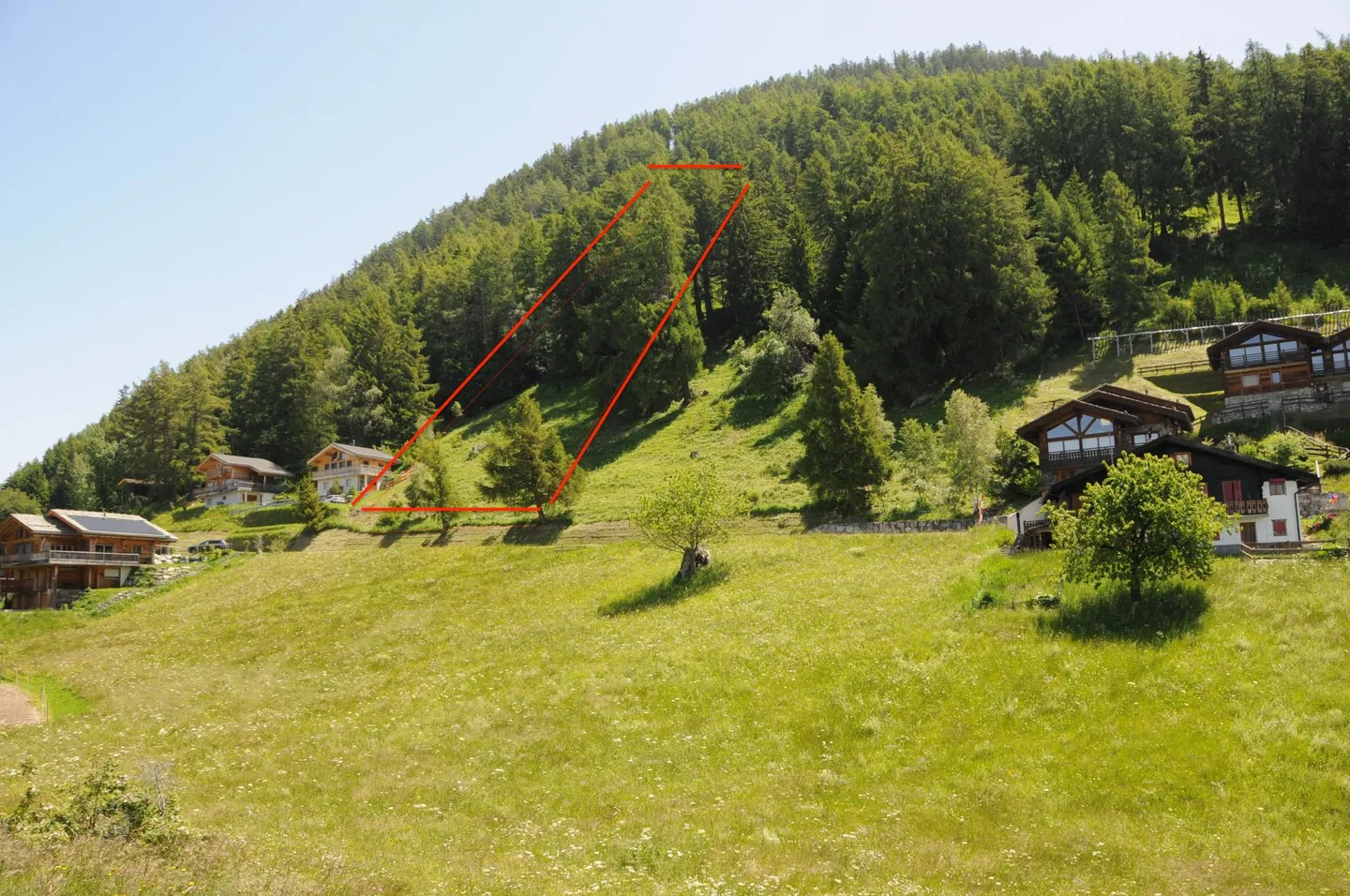 Terreno edificabile Isérables (5 minuti da Haute-Nendaz) - Vista panoramica - - Foto 2 di 5