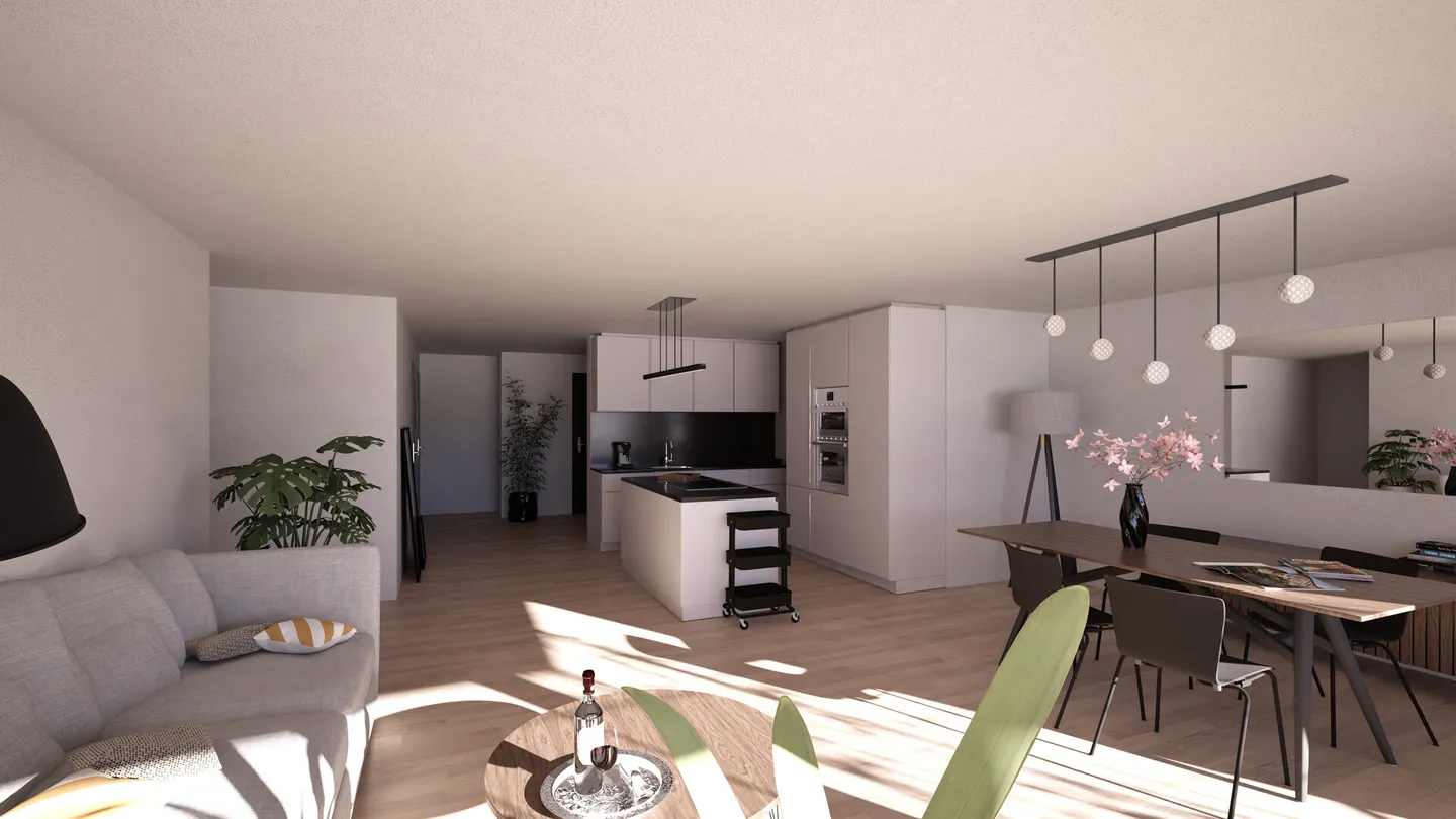 Appartement neuf attrayant de 4,5 pièces - Photo 1 sur 10