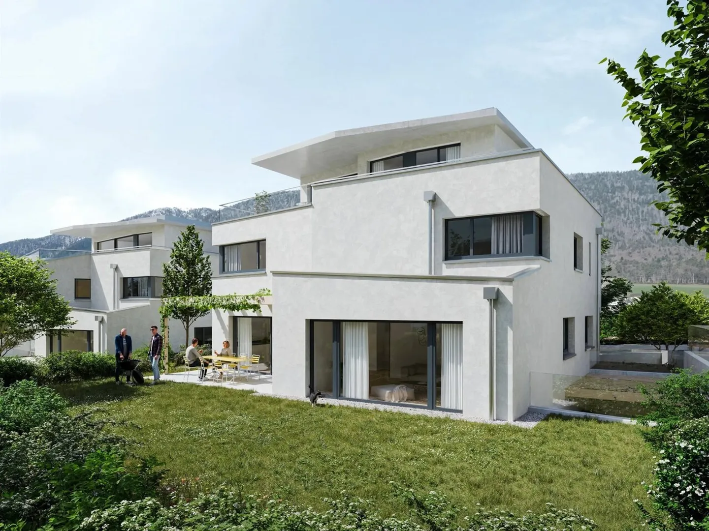 Les Capites - 5,5-Zimmer-Wohnung mit Garten - Foto 11 von 11