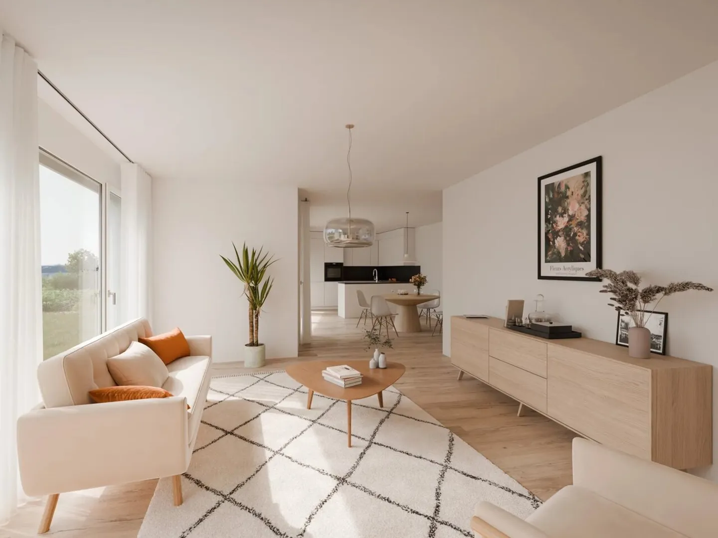 Les Capites - 5,5-Zimmer-Wohnung mit Garten - Foto 7 von 11