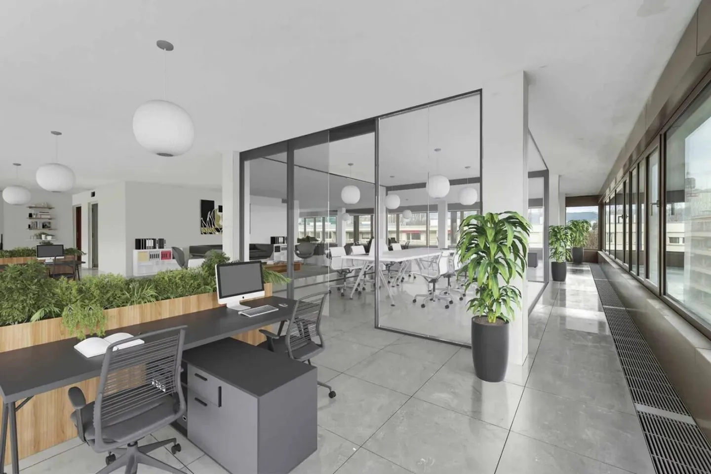 Managed spaces are delivered turnkey in Acacias - Photo 7 of 8