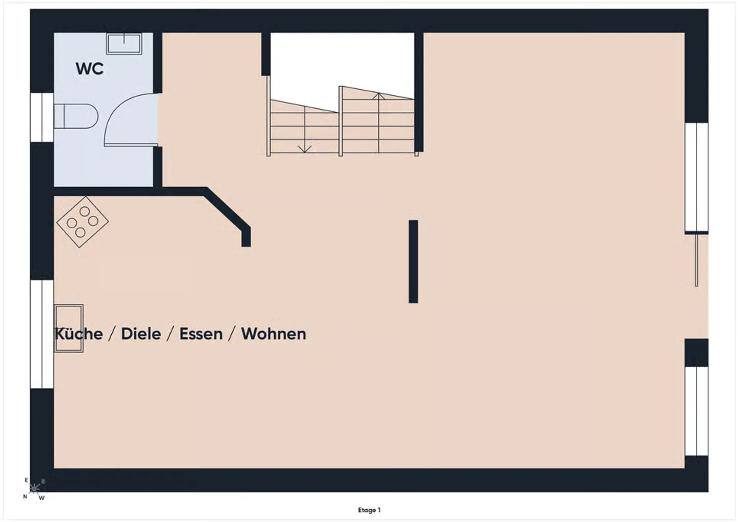 Maison de ville de 6,5 pièces avec terrasse et balcon - Photo 12 sur 13