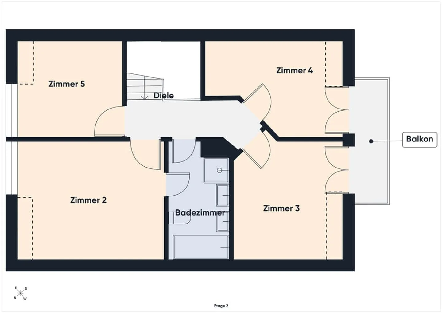 Maison de ville de 6,5 pièces avec terrasse et balcon - Photo 13 sur 13