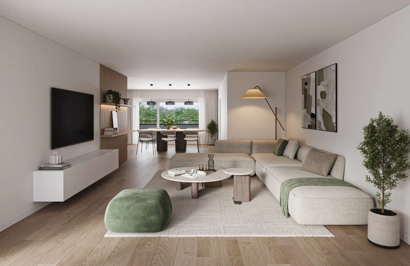 Modern Apartment with Sunny Balconies - Photo 5 of 5
