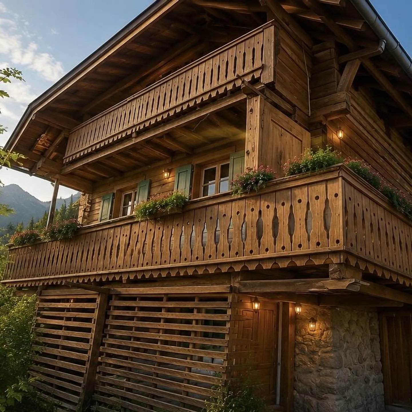 Renoviertes Chalet mit Garten - Foto 1 von 6