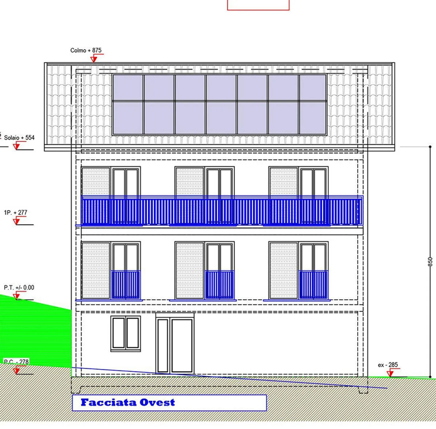 Terreno edificabile con progetto approvato - Foto 4 di 4