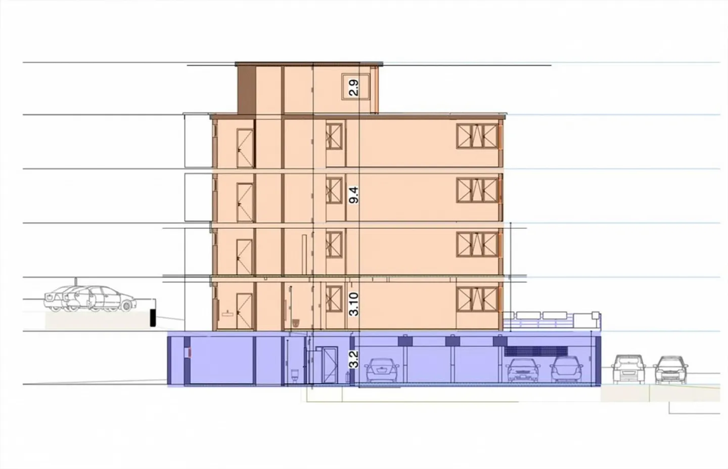Income-generating building in Lugano – 5 residential units + 5 parking spaces - Photo 9 of 9