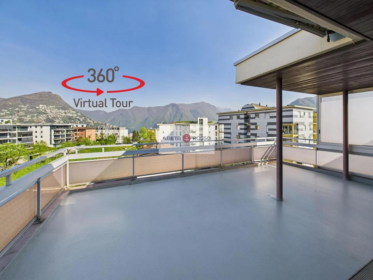 Penthouse, Panoramaterrasse, in der Nähe des FFS-Bahnhofs und des Zentrums von Lugano. - Foto 1 von 25