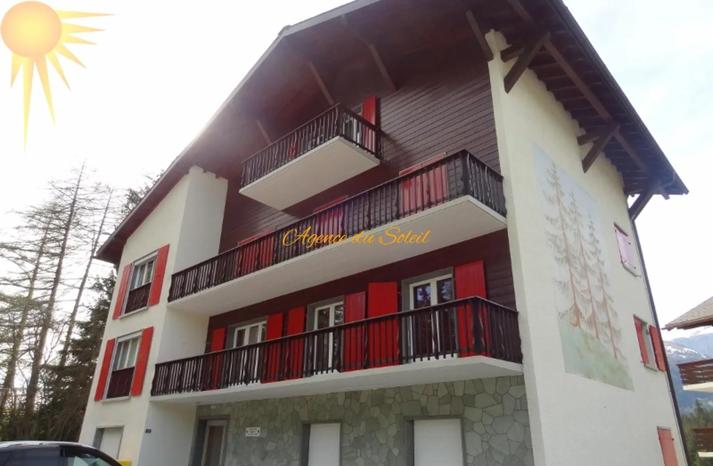 For rent for the winter season: Beautiful 2.5-room apartment by the 18-hole golf course with parking in front of the building! - Photo 8 of 9