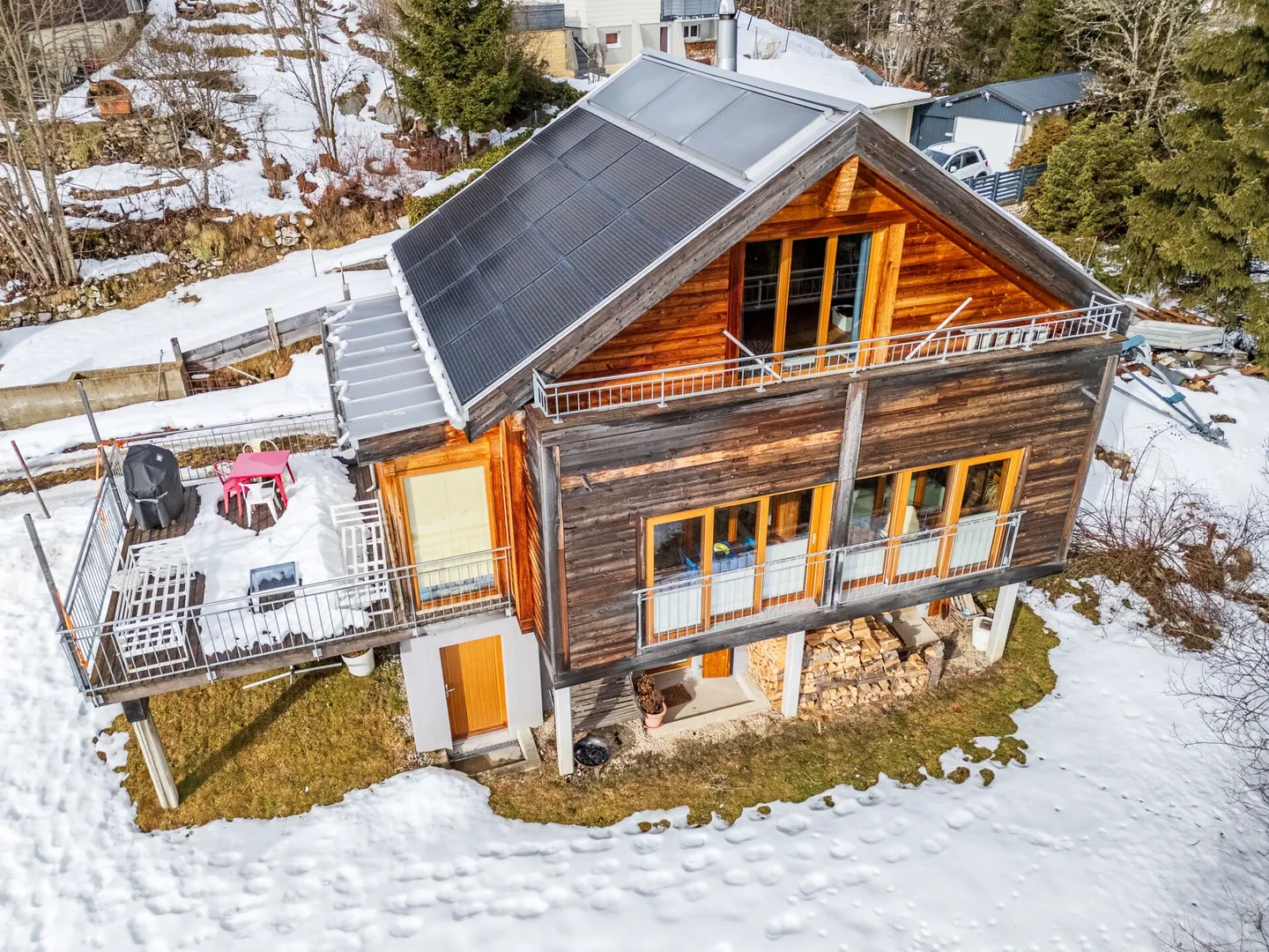 Chalet avec Vue Alpestre Époustouflante - Photo 1 sur 13