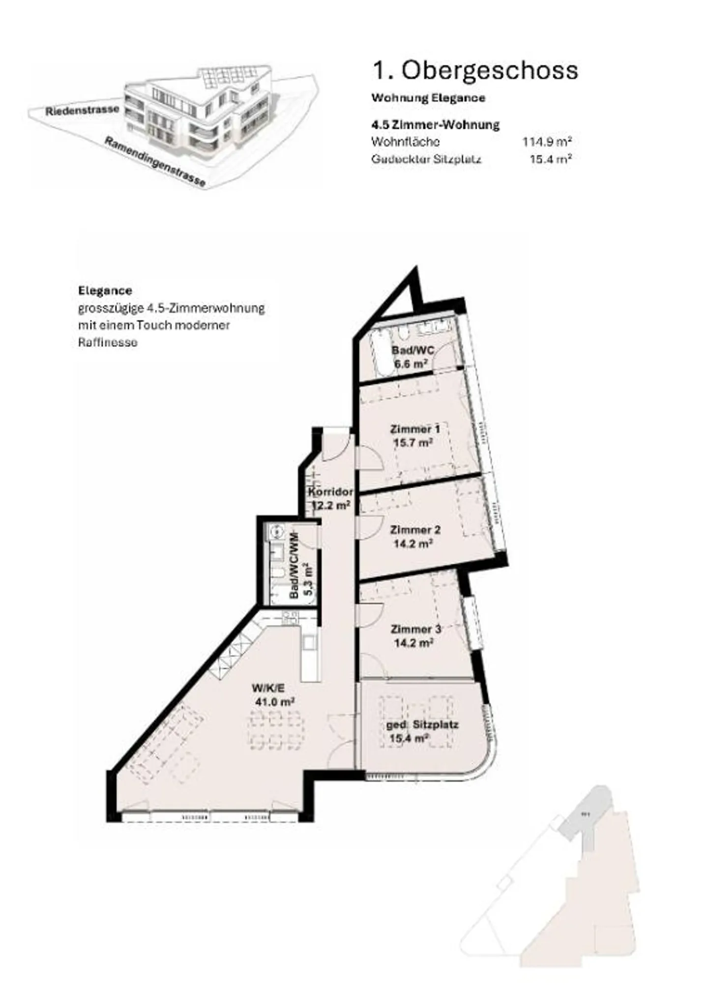 New Construction Project Triangulum Gommiswald 4.5 Room Apartment - Photo 2 of 2