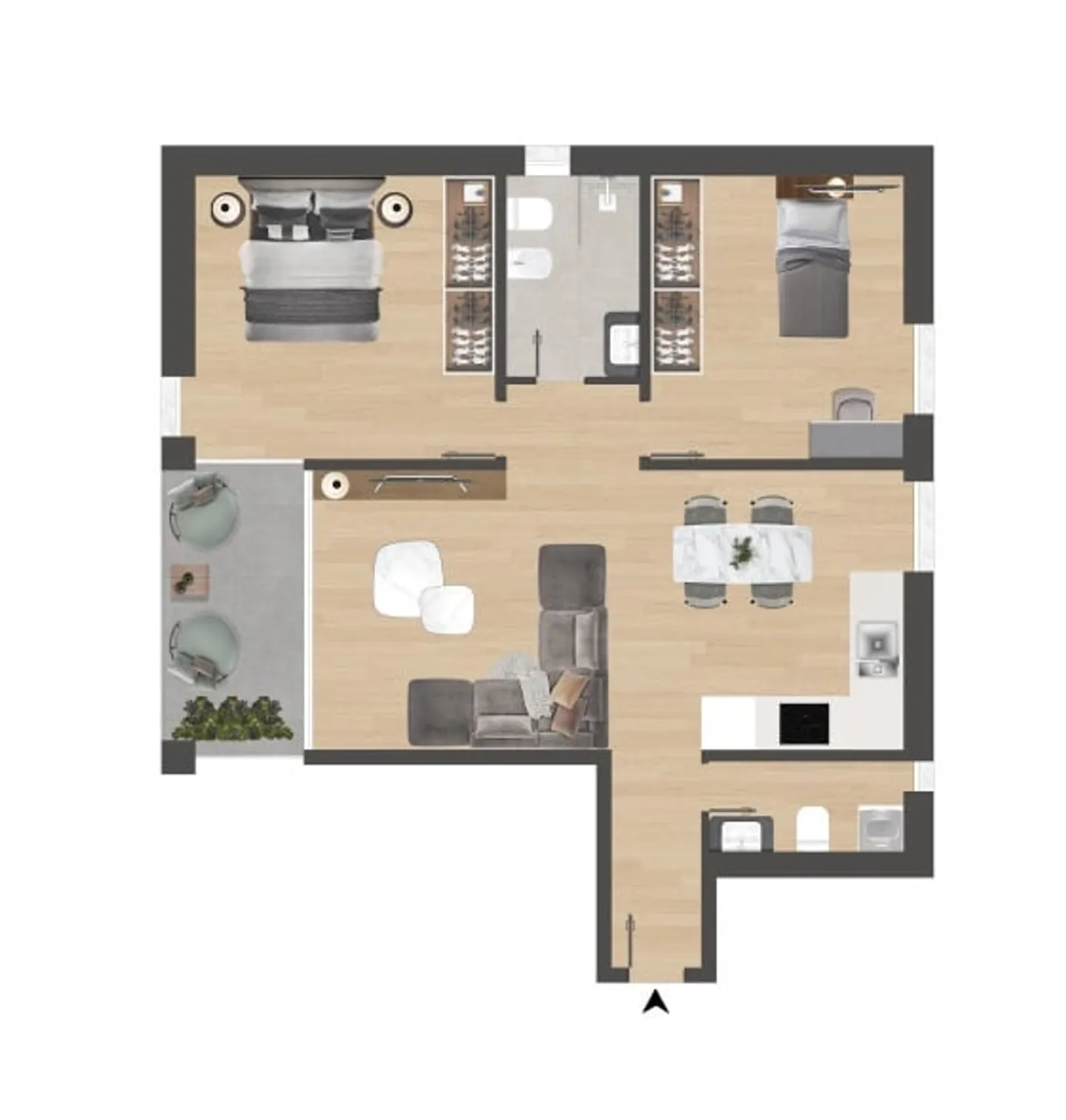 Nouvelle résidence dans une zone ensoleillée avec vue dégagée et formule « Rent to Buy » - Photo 15 sur 19