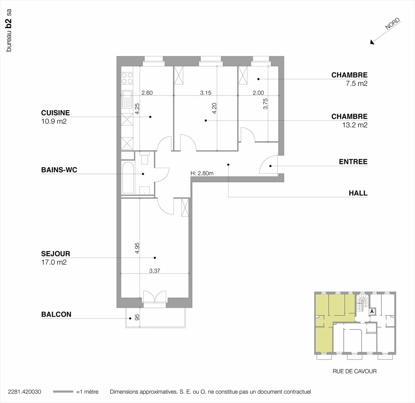 Appartement 4 pièces - Photo 4 sur 4