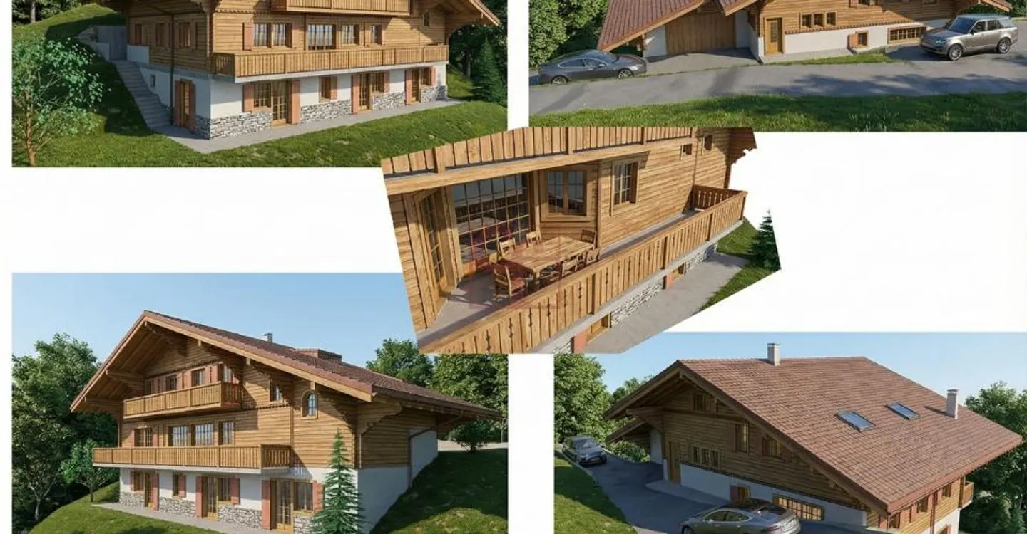 Malersches Grundstück in Rossinière - Foto 3 von 3