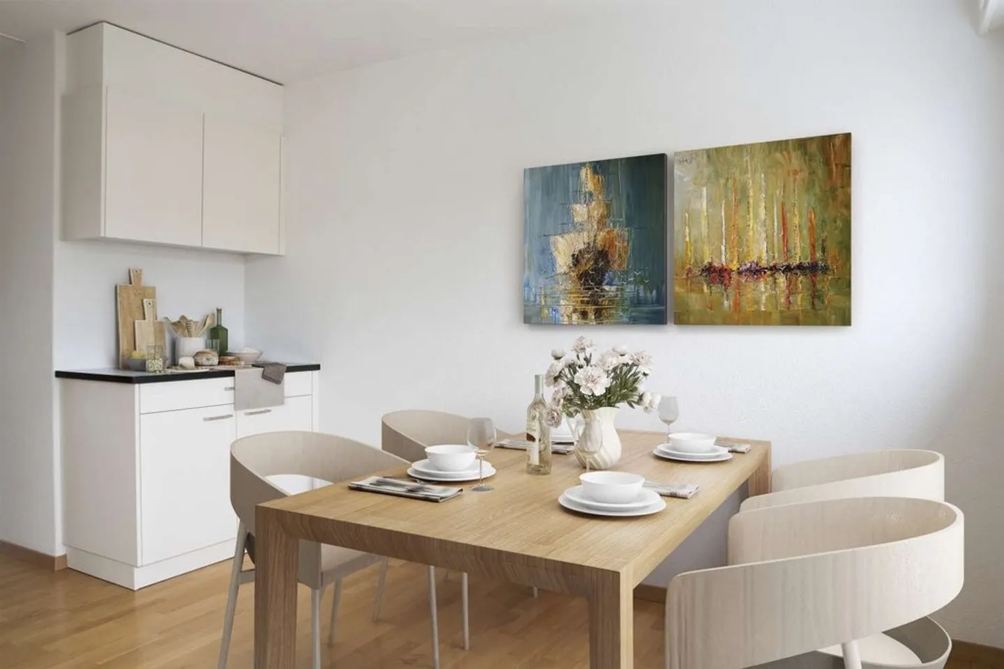 Beautiful 3.5-room apartment in the Beaumont district! - Photo 3 of 10