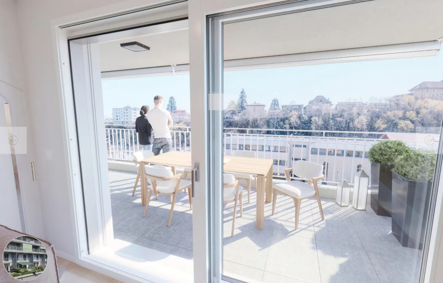 Appartement spacieux 4,5 pièces - Photo 2 sur 7