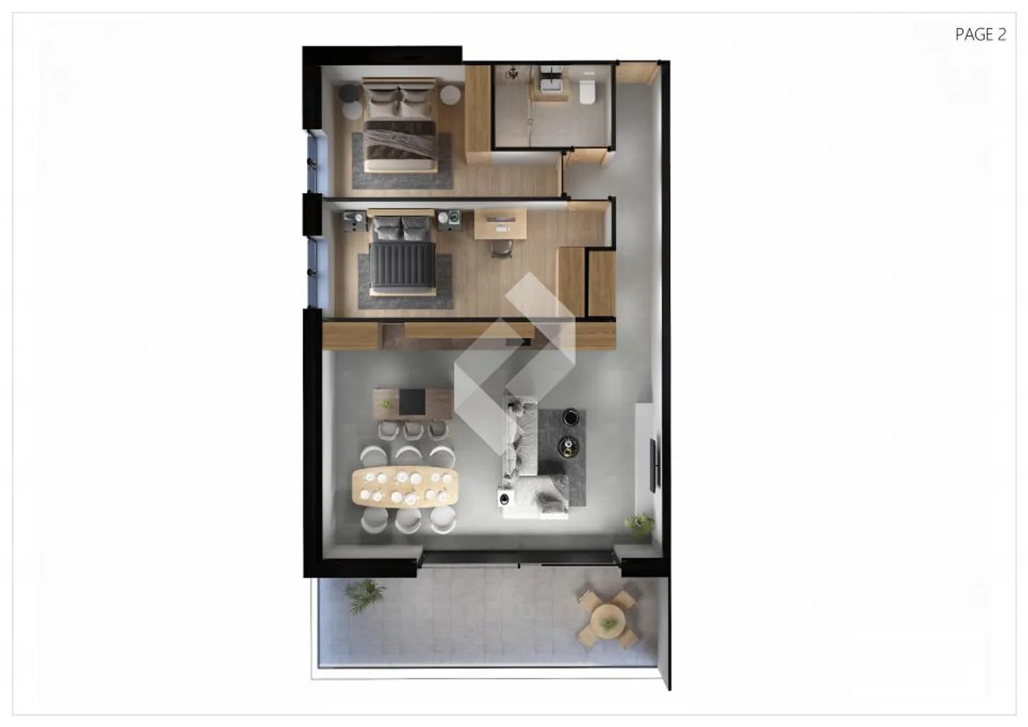 1° piano con vista libera - residenza principale - Foto 5 di 11